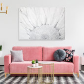 Sonnenblumenkanvas drucken leinwanddruck (Insitu (Wohnzimmer))