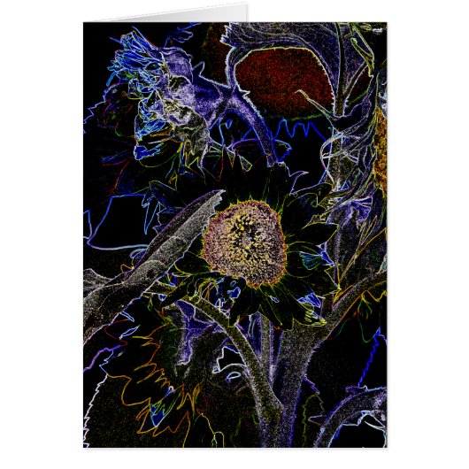 SONNENBLUMENKARTE (Vorne)