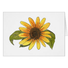 Sonnenblumenkarte