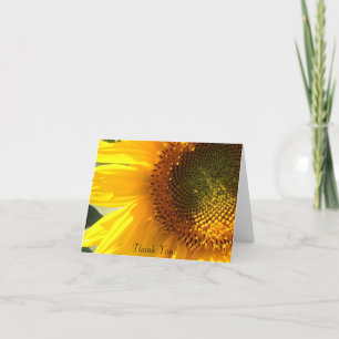 Sonnenblumenkarte am Morgen Dankeskarte