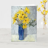 Sonnenblumenkarte Karte (Gelbe Blume)