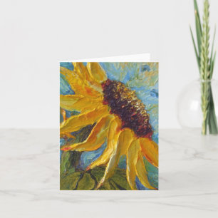 Sonnenblumenkarte Karte