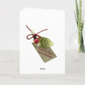 Sonnenblumenkarte Karte (Rückseite)