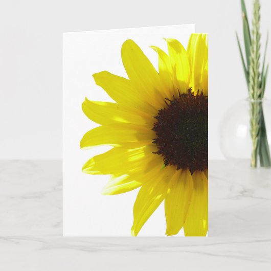 Sonnenblumenkarte Karte (Vorderseite)