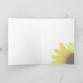 Sonnenblumenkarte Karte (Innenseite)