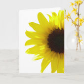 Sonnenblumenkarte Karte (Gelbe Blume)