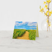 Sonnenblumenkarte Karte (Gelbe Blume)