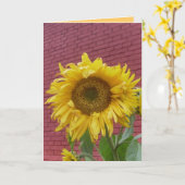 Sonnenblumenkarte Karte (Gelbe Blume)