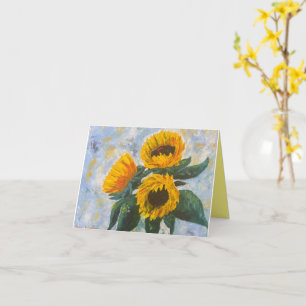 Sonnenblumenkarte Karte