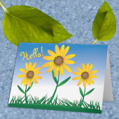 Sonnenblumenkarte Karte