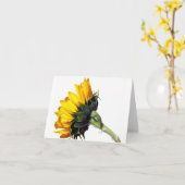 Sonnenblumenkarte Karte (Gelbe Blume)