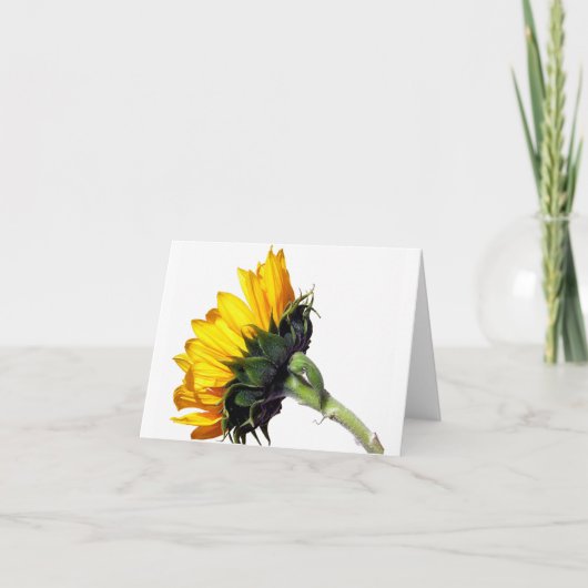 Sonnenblumenkarte Karte (Vorderseite)