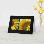 Sonnenblumenkarte Karte (Gelbe Blume)