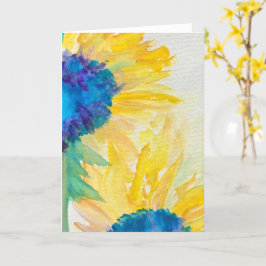 Sonnenblumenkarte Karte