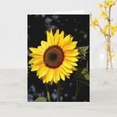 Sonnenblumenkarte Karte (Gelbe Blume)