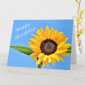 Sonnenblumenkarte Karte (Gelbe Blume)