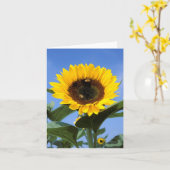 Sonnenblumenkarte Karte (Gelbe Blume)