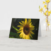 Sonnenblumenkarte Karte (Gelbe Blume)