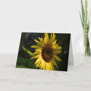 Sonnenblumenkarte Karte
