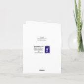 Sonnenblumenkarte Karte (Rückseite)