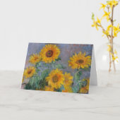 Sonnenblumenkarte, Monet Sonnenblumen Karte (Gelbe Blume)