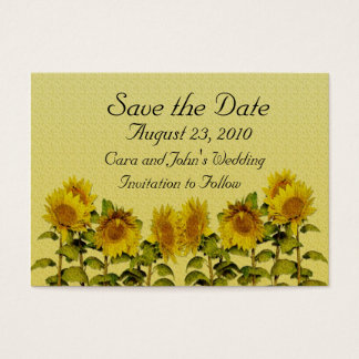 Sonnenblumenkarte Save the Date