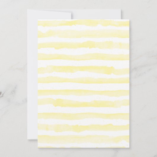 Sonnenblumenkarte Save the Date (Rückseite)