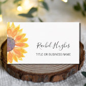Sonnenblumenkarte Visitenkarte
