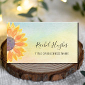 Sonnenblumenkarte Visitenkarte