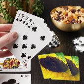 Sonnenblumenkarten Spielkarten (In Situ)