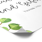Sonnenblumenkarten und Geschenke für Wasserfarben Poster (Ecke)