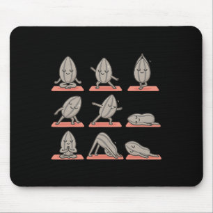 Sonnenblumenkern beim Yoga Vegan Kawaii Zen Mousepad