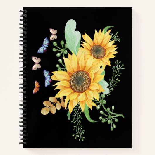 Sonnenblumenkernheber Notizblock (Vorderseite)