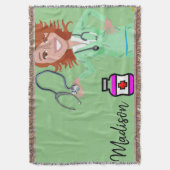 Sonnenblumenkernkeule Decke (Vorderseite Vertikal)