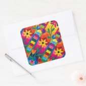 Sonnenblumenkleber Quadratischer Aufkleber (Umschlag)