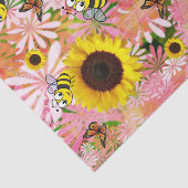 Sonnenblumenknochen Butterfly Tissue Seidenpapier (Ausschnitt)