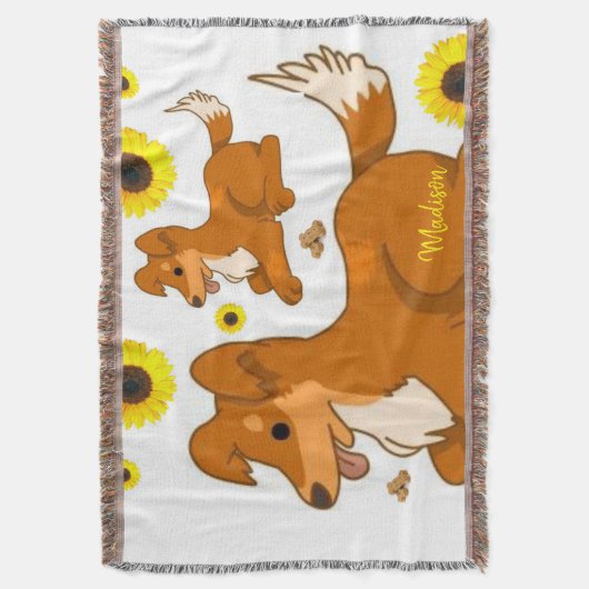 Sonnenblumenknochen Decke (Vorderseite Vertikal)