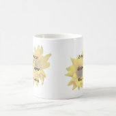 Sonnenblumenknochenarm Kaffeetasse (Mittel)