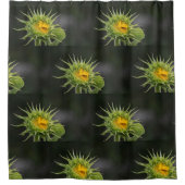 Sonnenblumenknod Duschvorhang (Vorderseite)