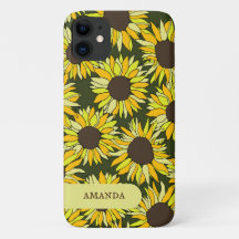 Sonnenblumenkopf Sommer-Blume Case-Mate iPhone Fal