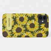 Sonnenblumenkopf Sommer-Blume Case-Mate iPhone Fal Hülle (Rückseite (Horizontal))