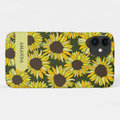 Sonnenblumenkopf Sommersonne Blume Case-Mate iPhone Hülle (Rückseite (Horizontal))