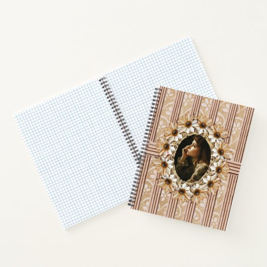 Sonnenblumenkranz rustikal notizblock (Innenseite)