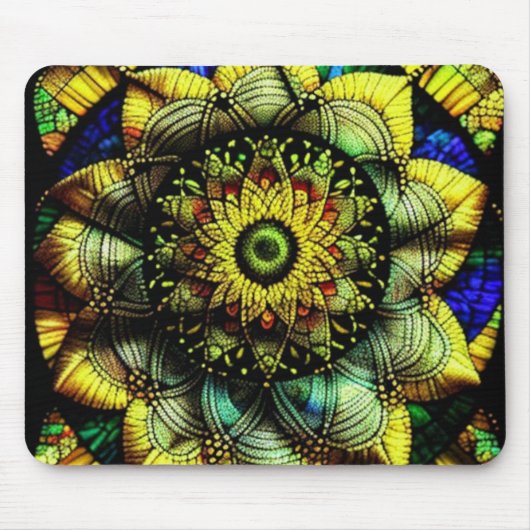 Sonnenblumenkrebs: Mousepad (Vorne)