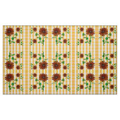 Sonnenblumenkreislauf Stoff (Fat Quarter (45,7 x 55,9 cm))