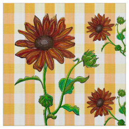 Sonnenblumenkreislauf Stoff