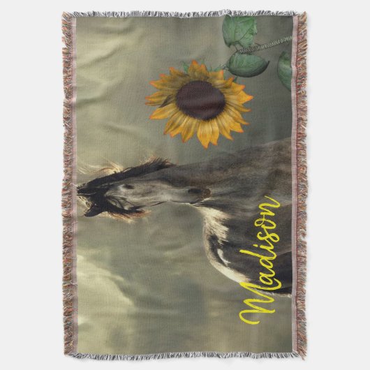 Sonnenblumenkreuz Blanket Decke (Vorderseite Vertikal)