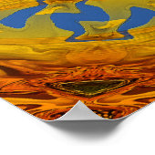 Sonnenblumenkreuze.... Poster (Ecke)