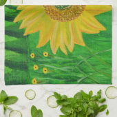 Sonnenblumenküche Handtuch (Gefaltet)