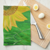 Sonnenblumenküche Handtuch (Viertel Falte)